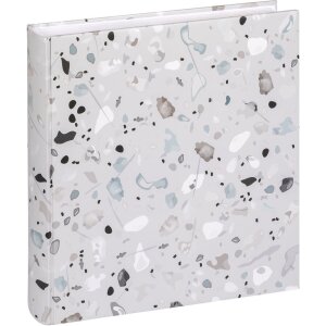 Walther Photo Album Terrazzo Stone Grey 30x30 cm 60 white...