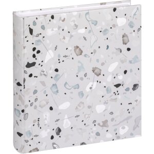 Walther Memo Album Terrazzo stone grey 200 photos 10x15 cm