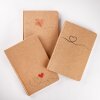 Walther Notebook Heart brown 21x15 cm 80 sheets dotted