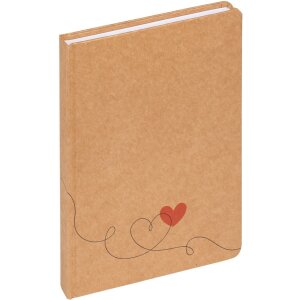 Walther Notebook Love brown 15x21 cm 80 sheets dotted