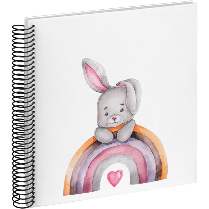 Walther Baby Album Spiral Album Rabbit Malin 25x25 cm 40 white pages