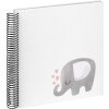 Walther Babyablum Spiral Album Elephant Hearting 25x25 cm 40 white pages