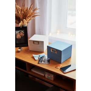 HNFD photo box Sawala 700 photos 10x15 cm dividers dark blue