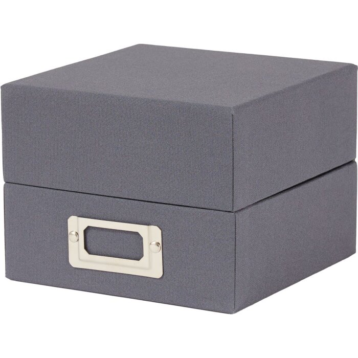 HNFD Linen photo box Sawala 700 photos 10x15 cm with dividers Linen grey