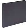 HNFD Linen screw-top album grey 38x31 cm 40 black pages