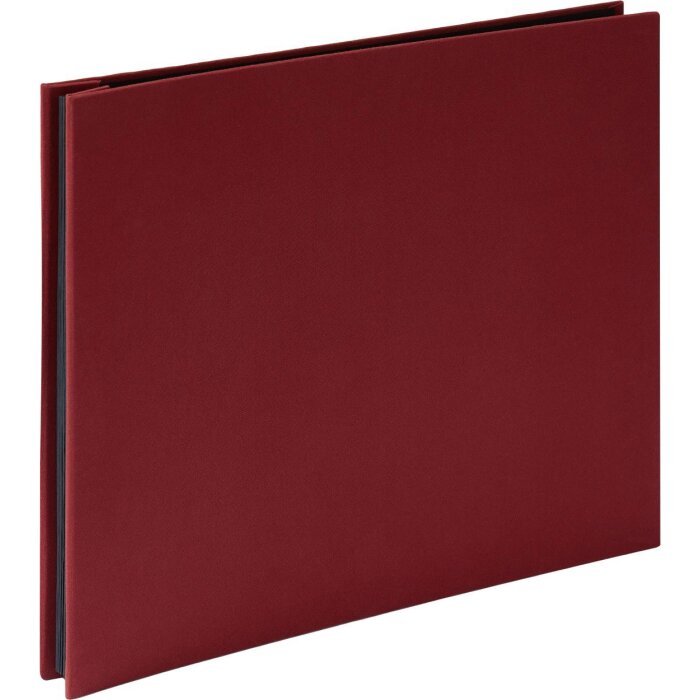 HNFD Linen screw-top album red 38x31 cm 40 pages photo cardboard