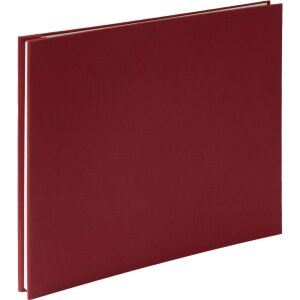 HNFD Linen screw-top album red 38x31 cm 40 white pages