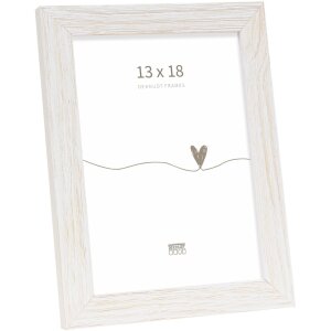 Deknudt Wooden Frame S68VF white 13x18 cm