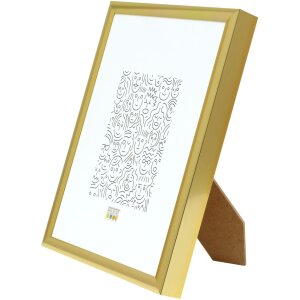 Deknudt Aluminium Picture Frame S027 gold 10x15 cm