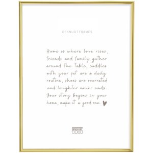 Deknudt Aluminium Picture Frame S027 gold 10x15 cm