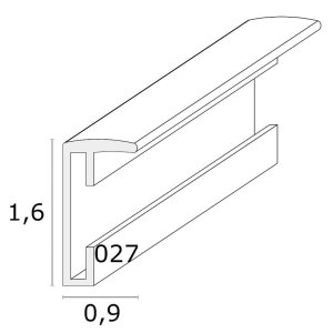 Deknudt Aluminium Picture Frame S027 gold 10x15 cm