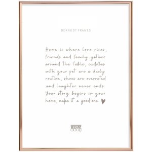 Deknudt Aluminium Picture Frame S027 rose gold 15x20 cm