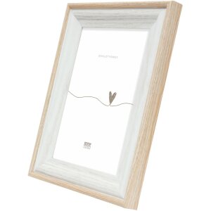 Deknudt Wooden Frame S68VG1 white-nature 30x45 cm