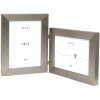 Deknudt Double Frame Plastic Frame S41VD1 silver 2 photos 10x15 cm