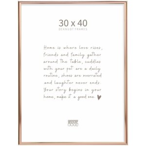 Deknudt Aluminium Picture Frame S027 rose gold 30x40 cm