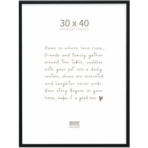 Deknudt Aluminium Picture Frame S027 black 30x40 cm