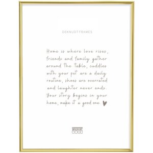 Deknudt Aluminium Picture Frame S027 gold 30x45 cm