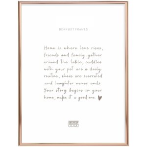 Deknudt Aluminium Picture Frame S027 rose gold 30x45 cm