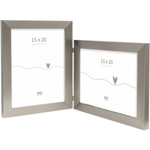 Deknudt Double Frame Plastic Frame S41VD1 silver 2 photos...