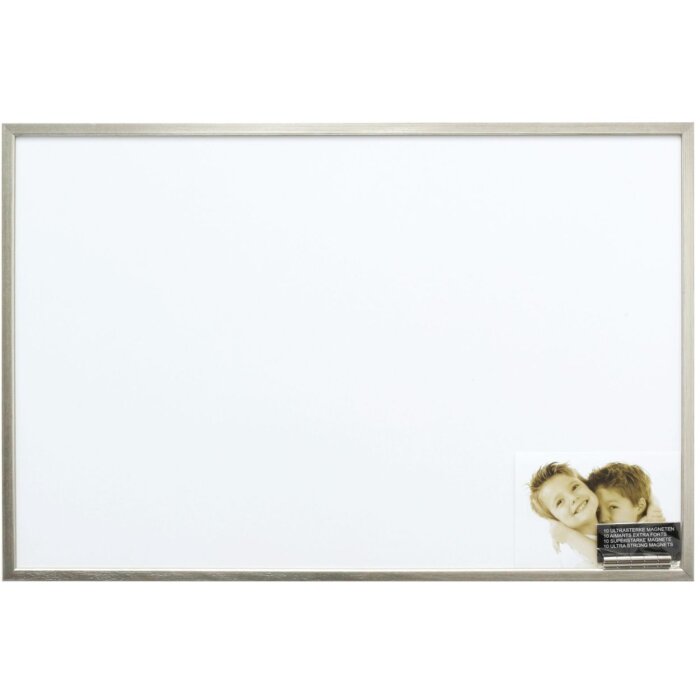 Deknudt Wooden Magnet Board S41JD1 silver 40x60 cm