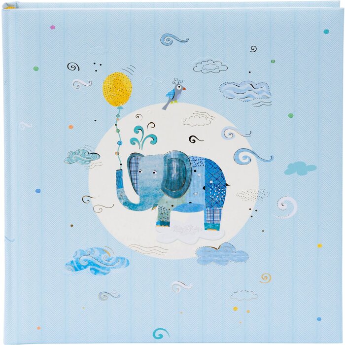 Goldbuch Baby Album Blue Elephant 30x31 cm 60 white pages