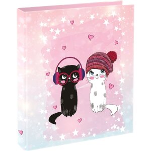 Goldbuch Ring binder Music for Cats 2-ring mechanism DIN A4