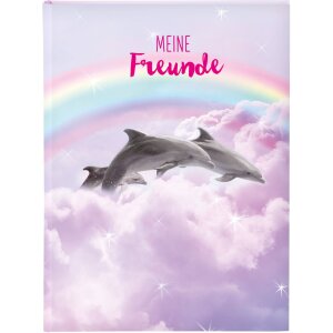 Goldbook Friends Book Dolphins 15x21 cm 88 illustrated pages