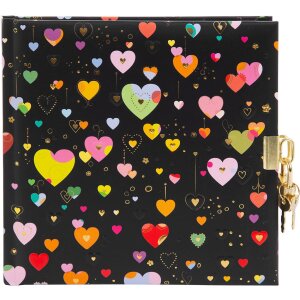 Goldbuch Diary Heart to Heart dark 16,5x16,5 cm 96 white...