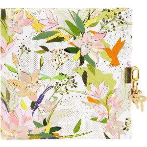 Goldbuch Diary Royal Lilly white 16,5x16,5 cm 96 white pages