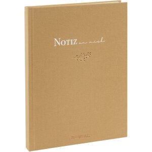 Goldbook Notebook Note to Me Beige 15x22 cm 200 pages dotted