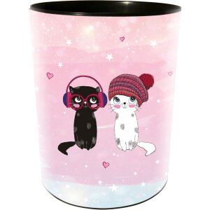 Goldbuch Wastebasket Music for Cats 25 cm