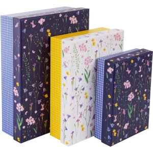 Gold Book Cardboard Set Meadow Miracles 3 Boxes