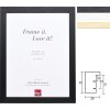 Effect wooden picture frame Profile 55 Special formats and glass types