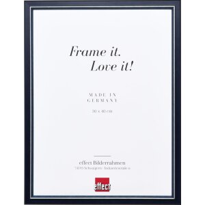 Effect wooden picture frame Profile 26 blue 10.5x14.8 cm...