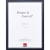 Effect Wooden Picture Frame Profile 26 blue 30x45 cm Museum Glass