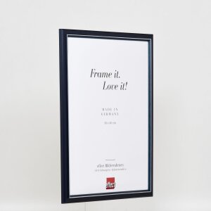 Effect Wooden Picture Frame Profile 26 blue 40x50 cm Museum Glass