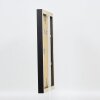 Effect Wooden Picture Frame Profile 52 black 7x10 cm Anti-reflective glass