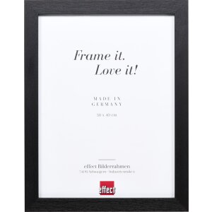 Effect wooden picture frame profile 52 black 18x24 cm...