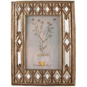 Clayre & Eef 2F1009 Photo Frame 16x2x22 cm - 10x15 cm...