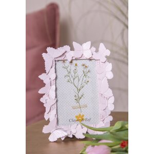 Clayre & Eef 2F1015 Photo Frame 16x2x21 cm - 10x15 cm Pink