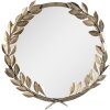 Clayre & Eef 52S288 Mirror Ø 55x4 cm Gold Coloured Wall Mirror