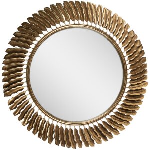 Clayre & Eef 52S290 Mirror Ø 72x3 cm Gold...