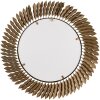 Clayre & Eef 52S290 Mirror Ø 72x3 cm Gold Coloured Wall Mirror