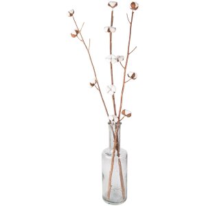 Clayre & Eef 5DF0030 Dried Flowers 80 cm (3) White - Brown