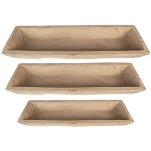 Clayre & Eef 5H0559CH Serving Bowls 70x20x9 - 66x15x7...