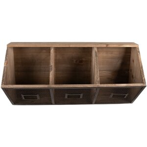 Clayre & Eef 5H0638 Wall Shelf 60x19x30 cm Brown...