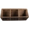 Clayre & Eef 5H0638 Wall Shelf 60x19x30 cm Brown Rectangle