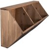 Clayre & Eef 5H0638 Wall Shelf 60x19x30 cm Brown Rectangle