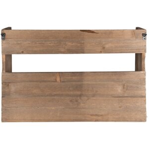 Clayre & Eef 5H0641 Wall Shelf 60x12x42 cm Brown