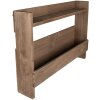 Clayre & Eef 5H0641 Wall Shelf 60x12x42 cm Brown